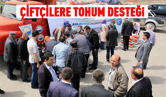 Gölbaşılı Çiftçilere Tohum Desteği