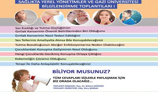 Gölbaşılılara Gırtlak Kanseri ve Konuşma Bozukluğu Sempozyumu