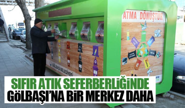 Gölbaşı'na mobil atık getirme merkezi!