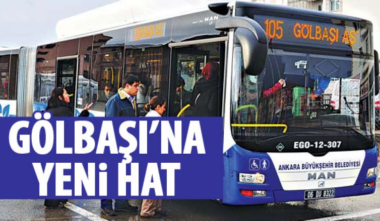 Gölbaşı'na yeni otobüs hattı