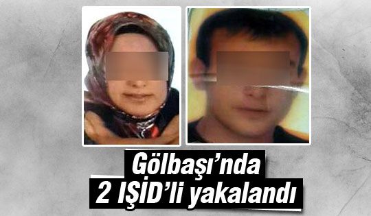 Gölbaşı'nda 2 IŞİD'li yakalandı