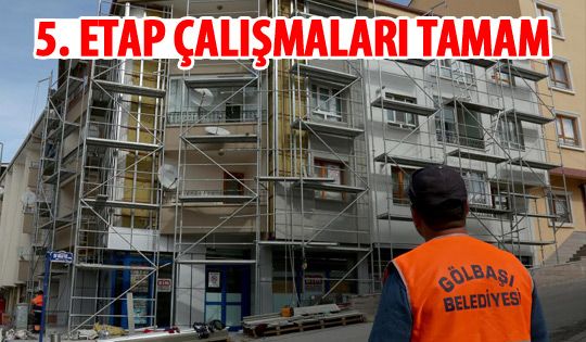 Gölbaşı’nda 5. Etap da Tamam