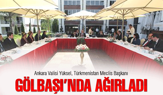 Gölbaşı'nda ağırladı