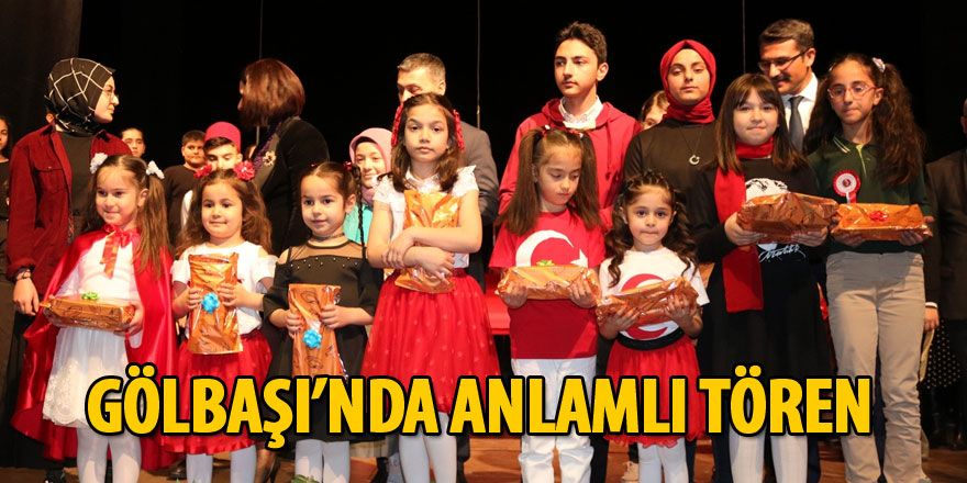 Gölbaşı'nda anlamlı tören