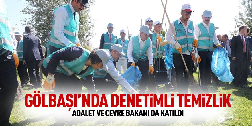 Gölbaşı'nda denetimli temizlik