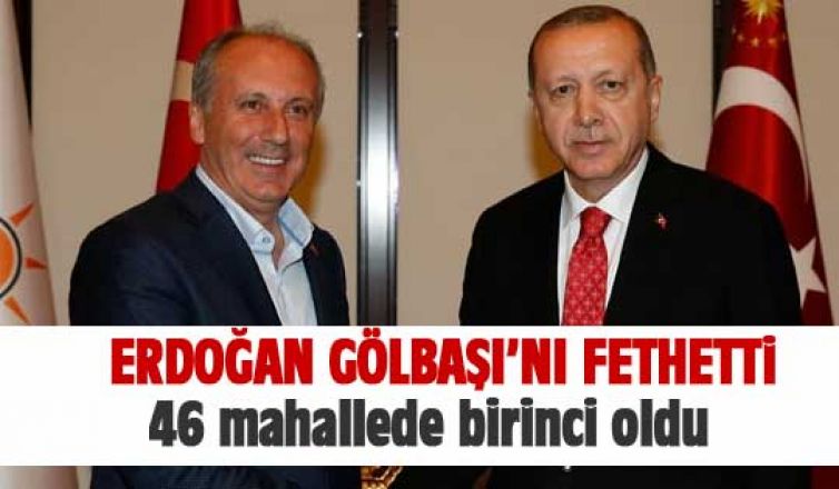 Gölbaşı'nda Erdoğan farkı