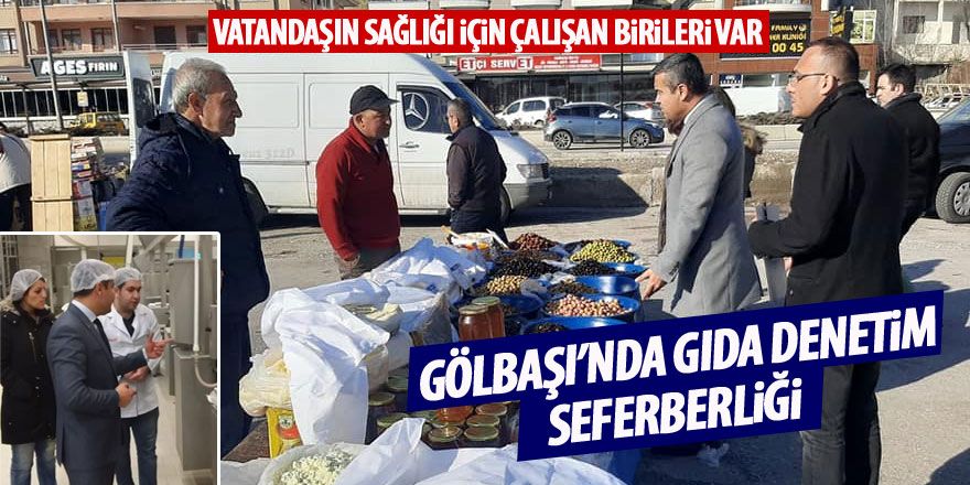 Gölbaşı'nda gıda denetim seferberliği