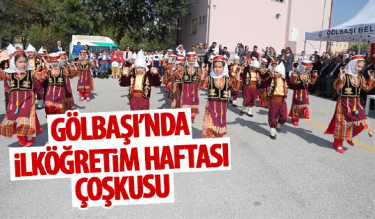 Gölbaşı'nda İlköğretim Haftası gösterileri