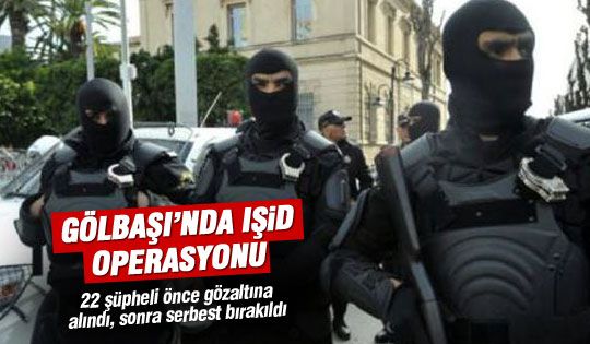 Gölbaşı'nda IŞİD operasyonu