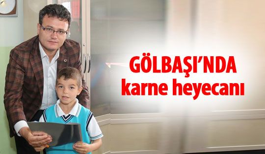 Gölbaşı’nda Karne Heyecanı