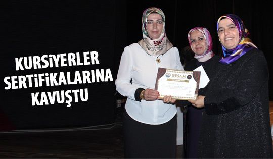 Gölbaşı'nda Kur'an kursları sertifika töreni