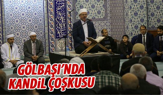 Gölbaşı'nda Mevlid Kandili kutlandı