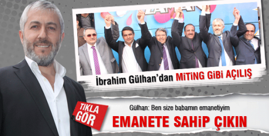 Gölbaşı'nda Miting gibi açılış