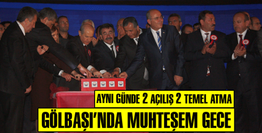 Gölbaşı'nda muhteşem gece