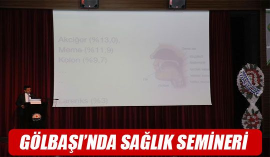 Gölbaşı'nda Sağlık Semineri