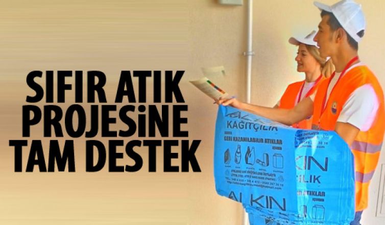 Gölbaşı'nda 'Sıfır atık' projesine destek