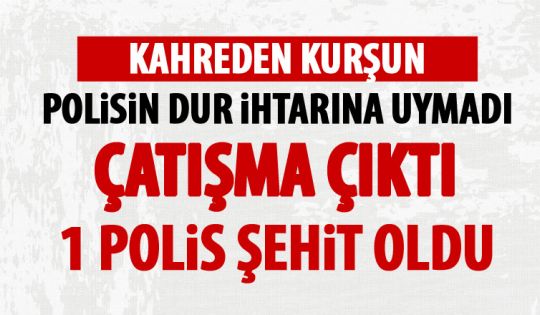 Gölbaşı'nda silahlı çatışma: 1 polis şehit