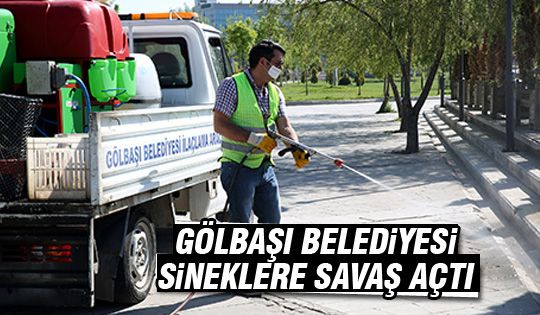 Gölbaşı’nda Sinekle Mücadele Çalışmaları Sürüyor