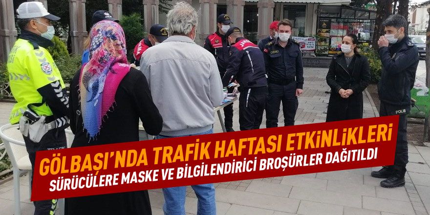 Gölbaşı'nda Trafik Haftası etkinlikleri