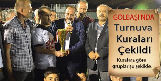 Gölbaşı’nda Turnuva Kuraları Çekildi