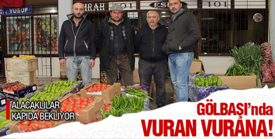 Gölbaşı'nda vuran vurana...