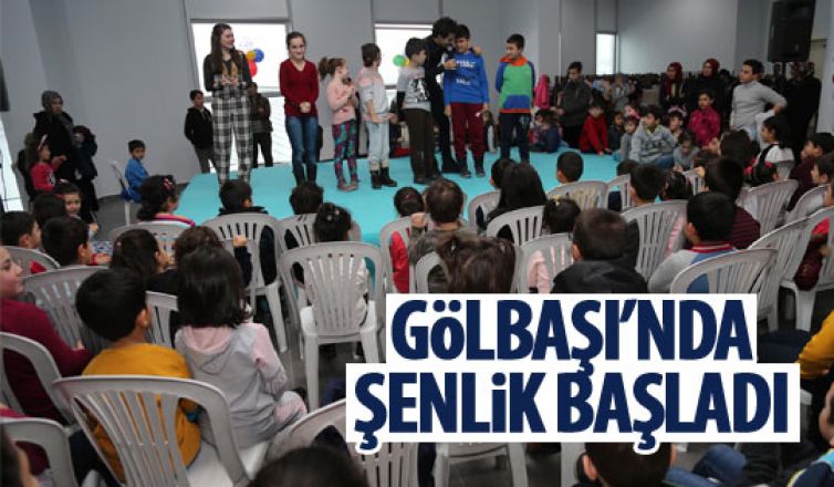 Gölbaşı'nda yarıyıl şenliği başladı!