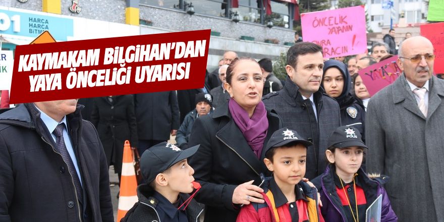 Gölbaşı'nda yaya önceliği uygulaması