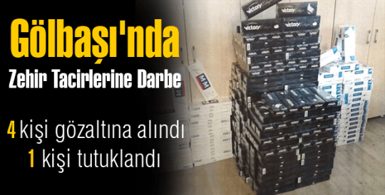 Gölbaşı'nda Zehir Tacirlerine Darbe