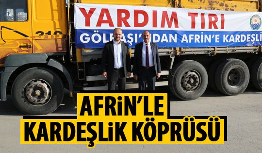 Gölbaşı'ndan Afrin'e destek