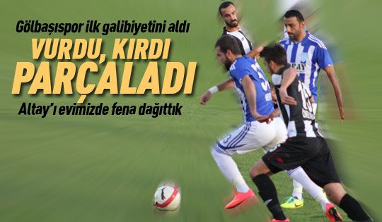 Gölbaşıspor'dan Altay'a büyük hezimet