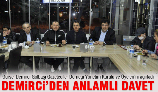 Gürsel Demirci gazetecileri ağırladı