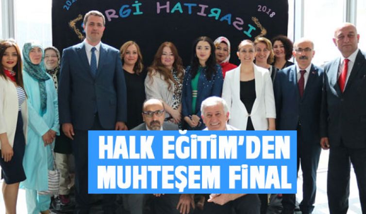 Halk Eğitim Merkezi’nde Yıl Sonu Sergisi