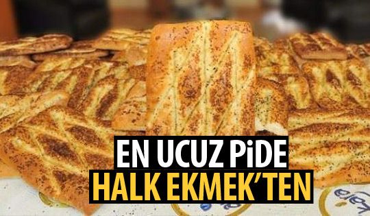 Halk Ekmek'ten ucuz pide