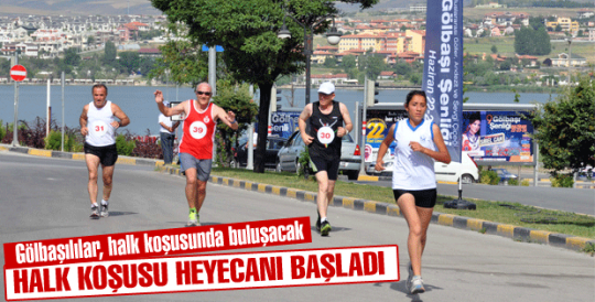 Halk koşusu heyecanı başladı