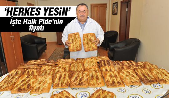 Halk pide 70 kuruş