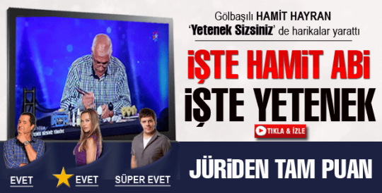 Hamit Hayran Kendine hayran bıraktı