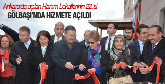 Hanım Lokallerinin 22.'si Gölbaşı'nda hizmete açıldı