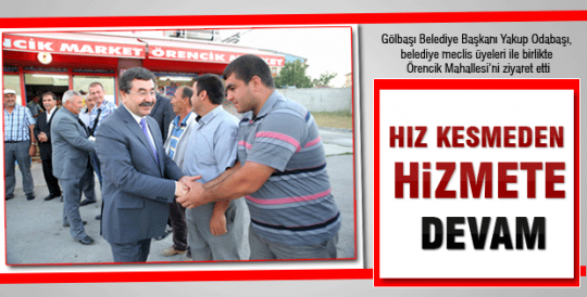 Hız kesmeden hizmetlere devam..