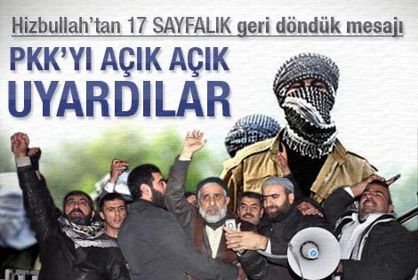 Hizbullah'tan PKK'ya geri döndük açıklaması