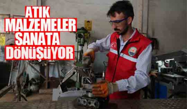 Hurdalardan sanat eseri doğuyor…