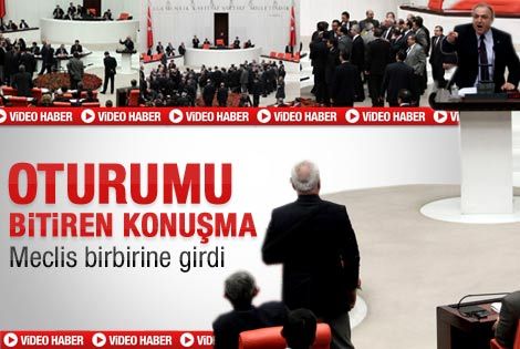 İç tüzük tartışması Meclis oturumunu sonlandırdı