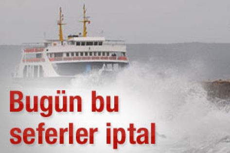 İDO'da sabah seferleri iptal edildi