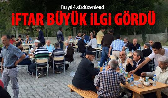 İftar büyük ilgi gördü