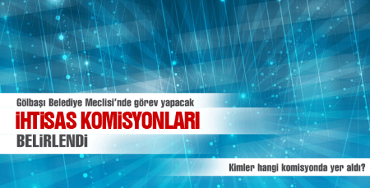 İHTİSAS KOMİSYONLARI BELİRLENDİ