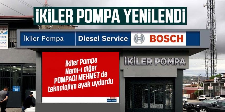 İkiler Pompa yenilendi