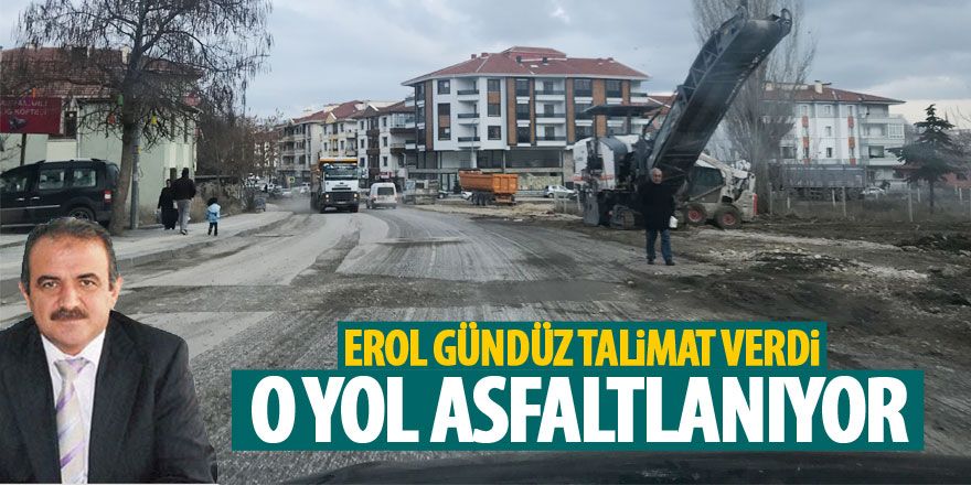 İlkokul sokak asfaltlanıyor