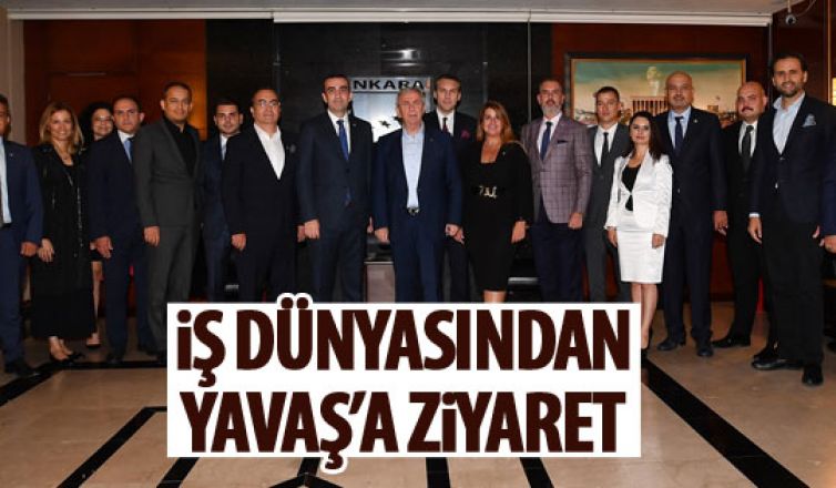 İş dünyasından Başkan Yavaş'a ziyaret