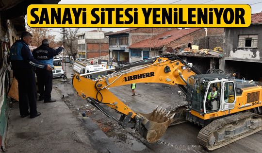 İskitler sanayi sitesi yenileniyor