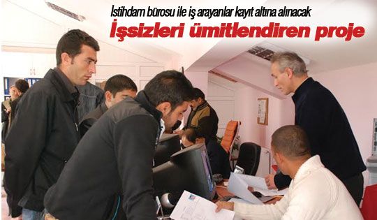 İşsizleri ümitlendiren proje