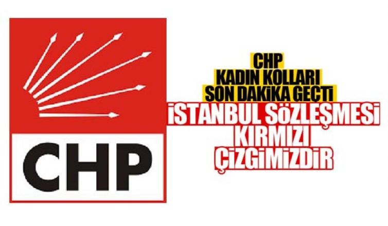 İstanbul sözleşmesi kırmızı çizgimizdir